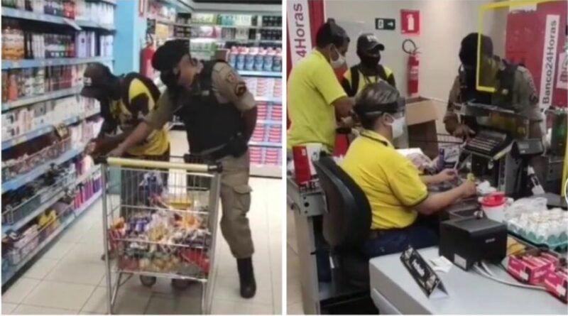 AMOR AO PRÓXIMO: Policial faz compras para vendedor de picolé e emociona
