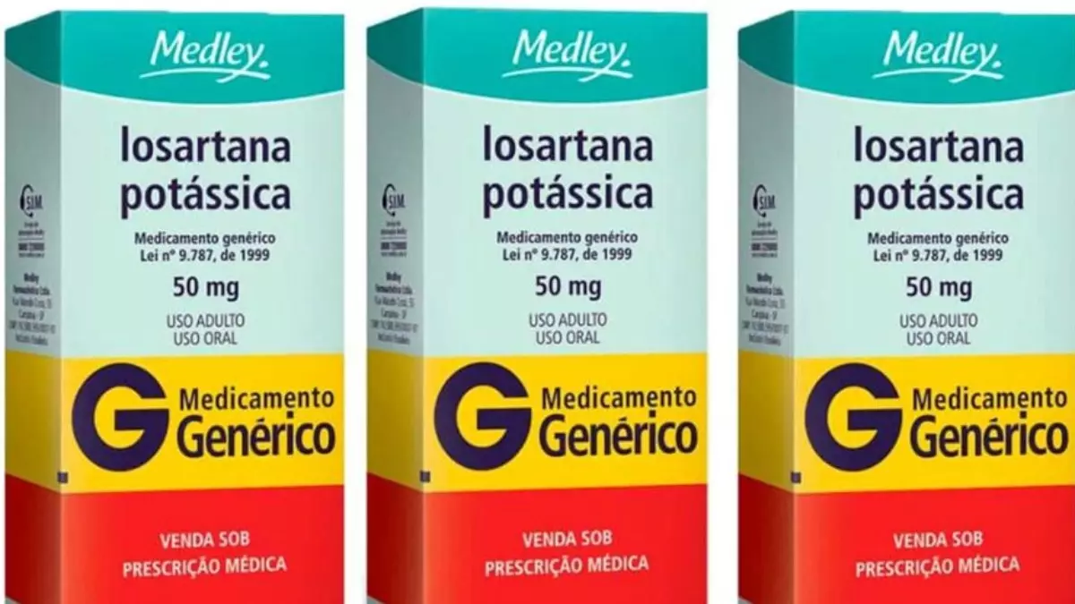 Anvisa pede recolhimento e interdição de lotes do medicamento losartana