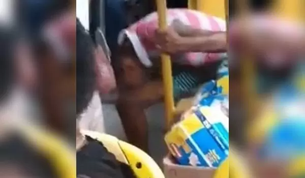 Novo vídeo mostra início da confusão em ônibus após tosse de passageira sem máscara; “vou fazer o quê?”