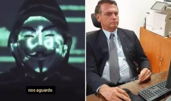 Bolsonaro é acusado de ser associado ao tráfico de crianças pelo grupo Anonymous