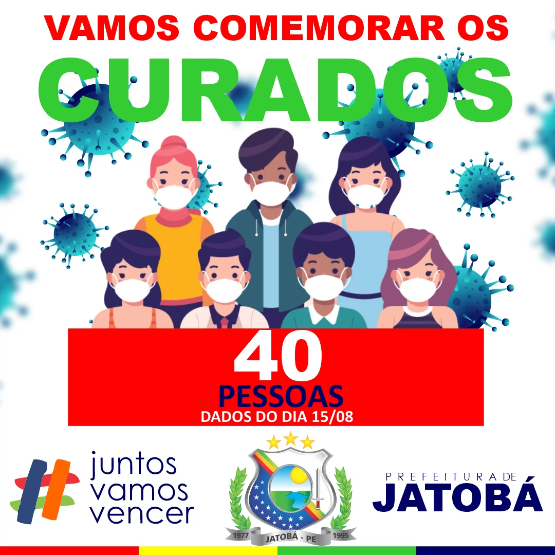 Sobe para 40 número de curas clínicas da covid-19 em Jatobá no sertão de Pernambuco; confira boletim