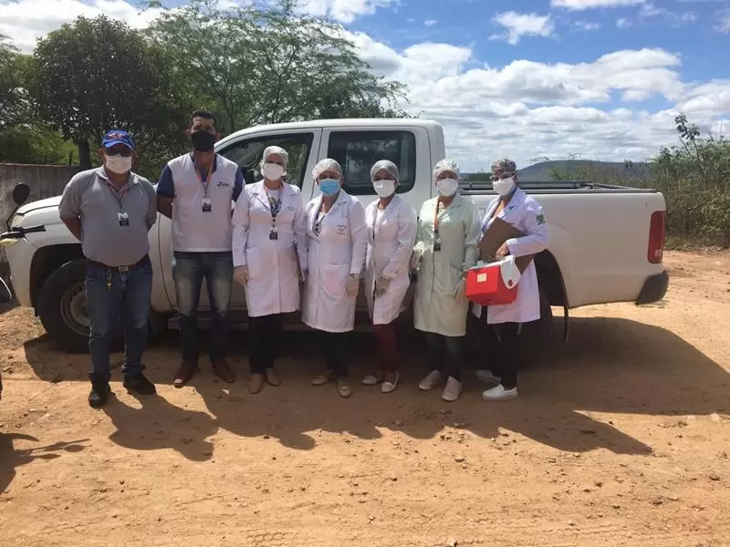 Jatobá: Secretaria Municipal de Saúde realizou ação de monitoramento de síndromes gripais e vacinação nas beiras rios Santo Antônio e Martelo