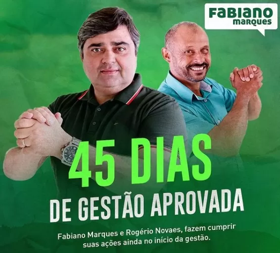 Petrolândia: Prefeito Fabiano Marques (PTB) comemora 45 dias de gestão aprovada