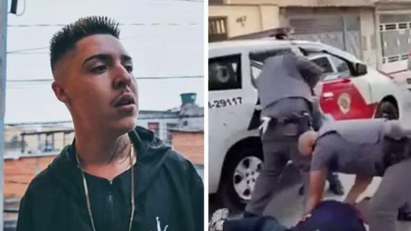 Pancadaria: Salvador da Rima é preso e fortemente agredido por policiais em vídeo que circula na internet. Assista!