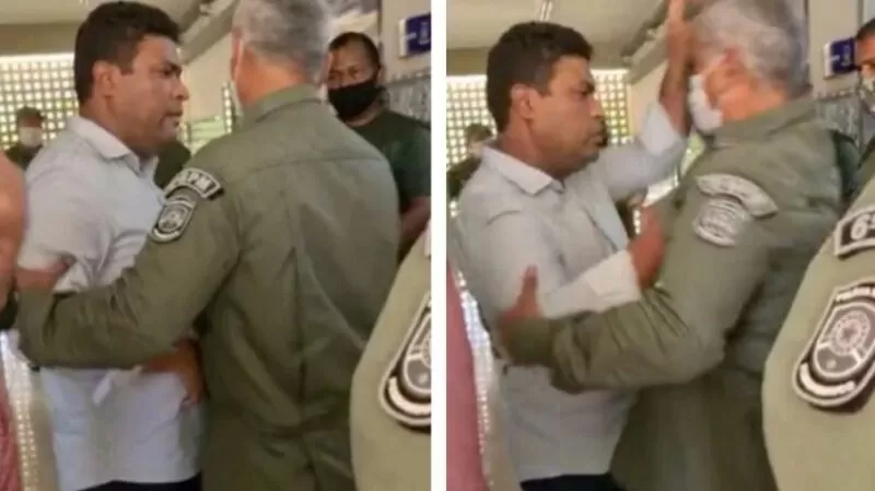 PERNAMBUCO: Governo dispensa do comando de batalhão da PM coronel que trocou agressões com deputado estadual; veja o vídeo