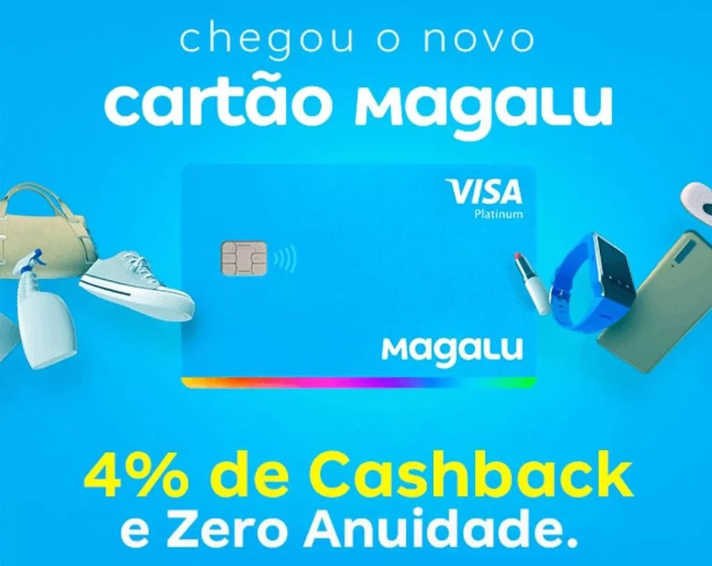 Magazine Luiza está oferecendo cartão Platinum com cashback e anuidade zero; Confira a oferta!