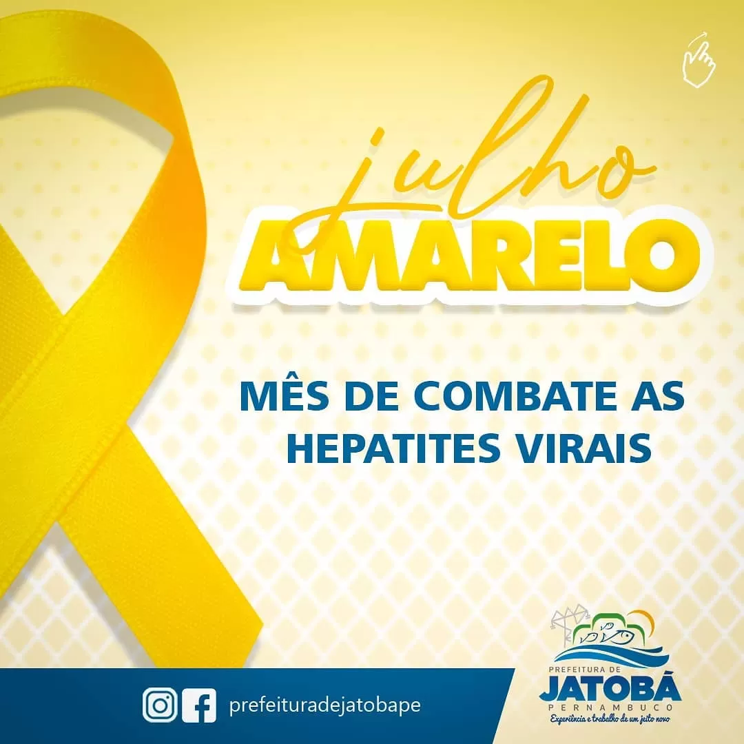 JATOBÁ: Julho Amarelo mês da conscientização das Hepatites Virais; vídeo