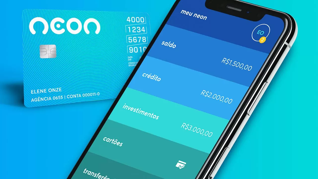 Cartão de crédito digital NEON está liberando limite de R$ 300,00 para quem tem SCORE BAIXO