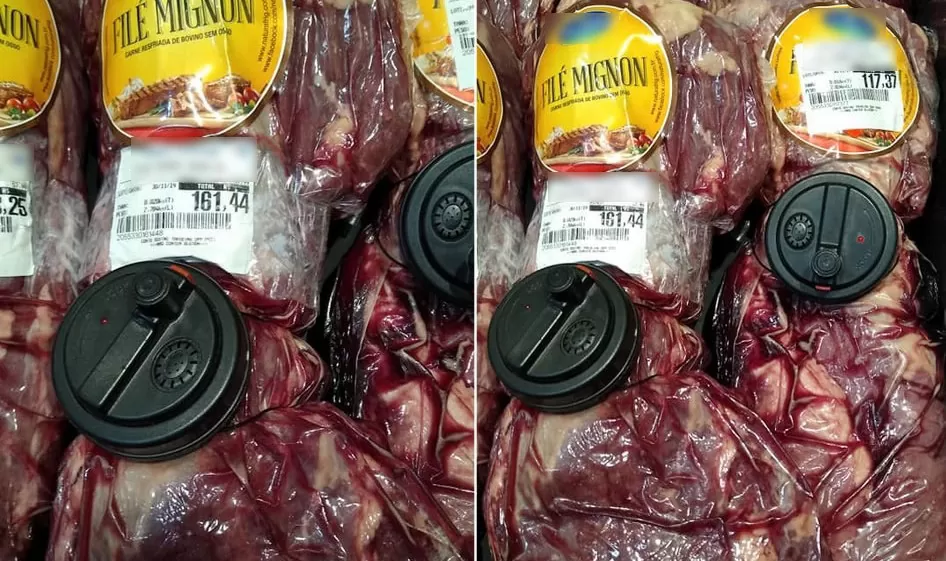 PREÇO DE OURO: Supermercados reforçam segurança com sensores e alarmes para evitar furto de carne
