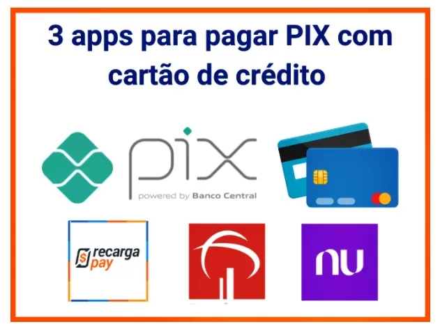 3 melhores aplicativos para fazer pagamento com PIX com cartão de crédito