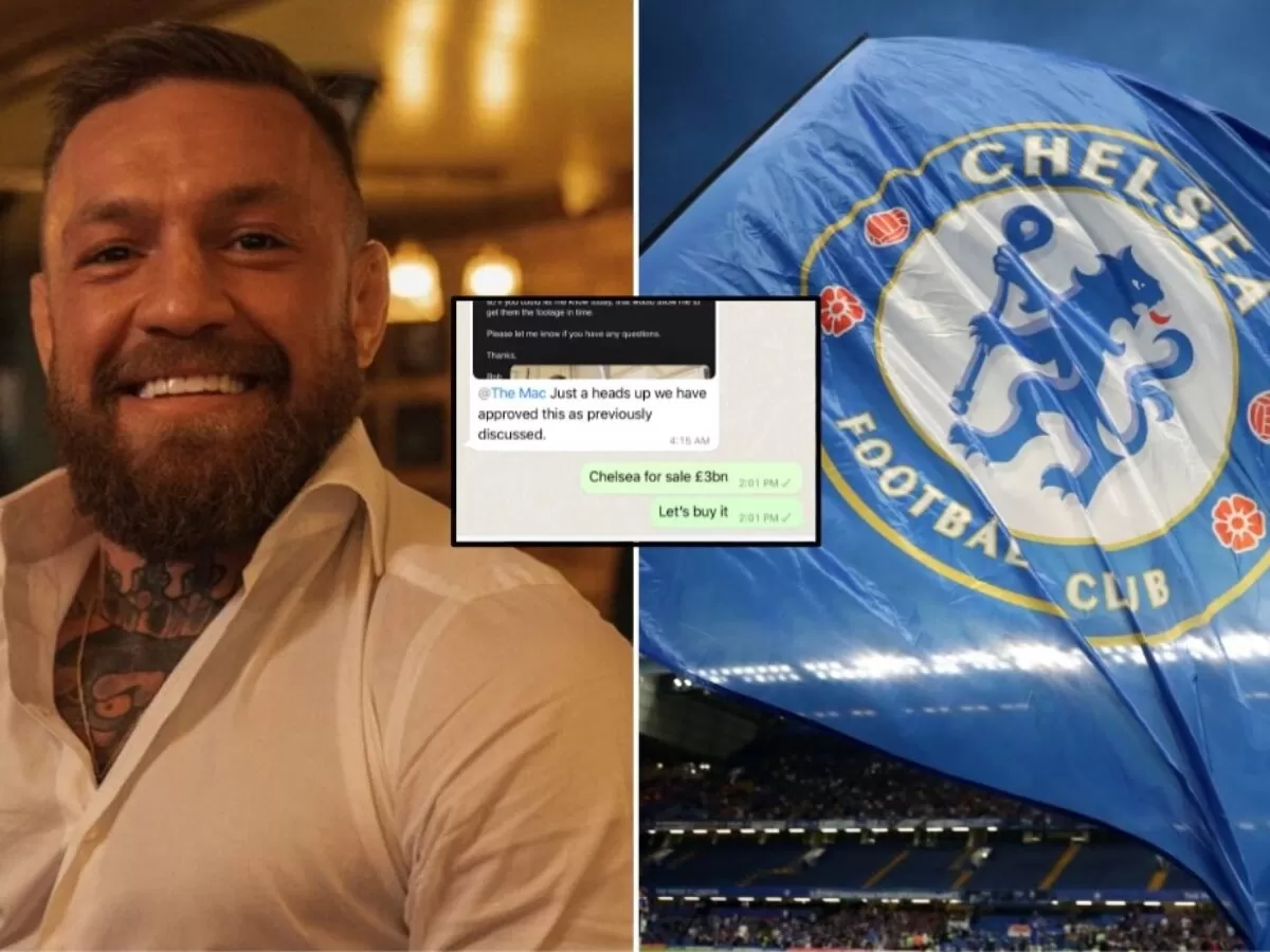 POR R$ 20 BILHÕES: Conor McGregor manifesta interesse em comprar o Clube Chelsea