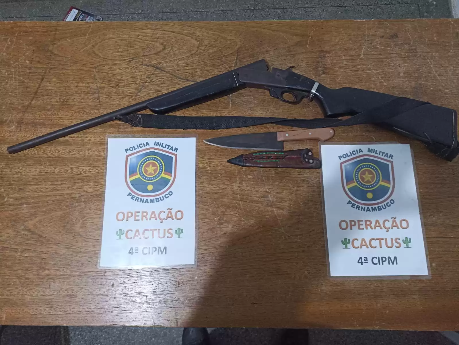 INAJÁ: Policiais da 4ª CIPM apreendem arma de fogo na operação “CACTUS”