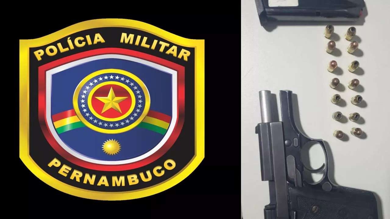 INAJÁ: PM realiza prisão de menor portando uma Pistola Calibre 380